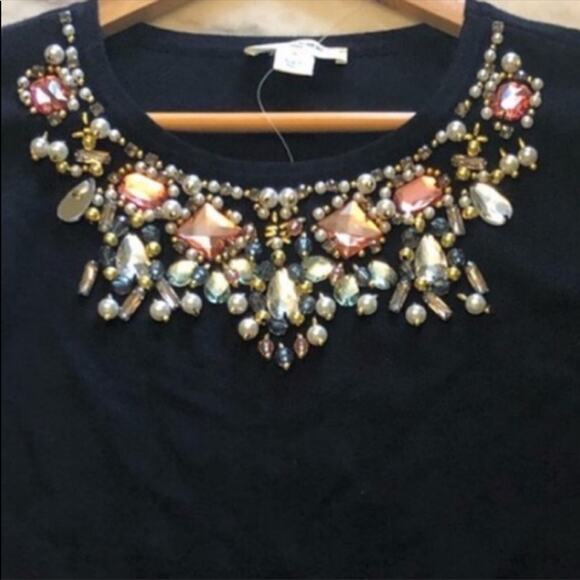 Justin Laurent Embellished Neck Top - Picture 3 of 9